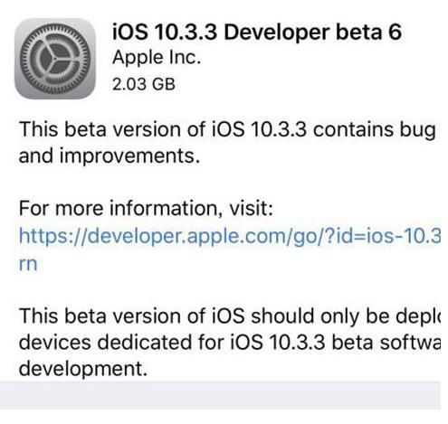 iOS10.3.3 Beta6ĵ_iOS10.3.3 Beta6º󿨶