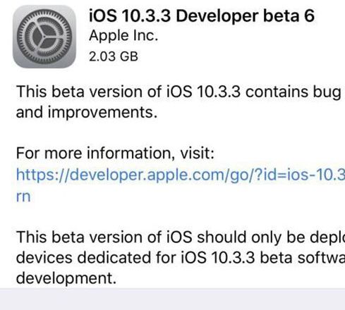 iOS10.3.3 Beta6ô_iOS10.3.3 Beta6ֵø