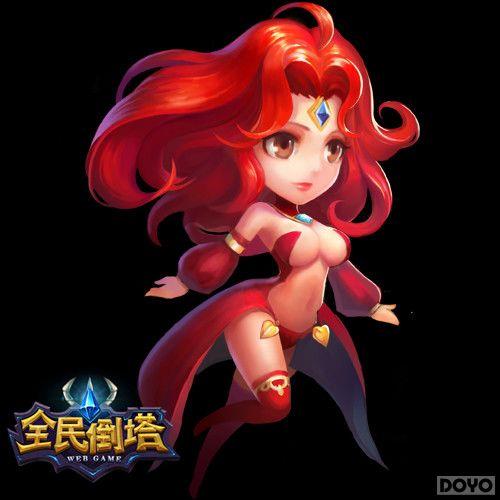 Q萌小鲜肉 《全民倒塔》英雄原画软糯首曝_本站