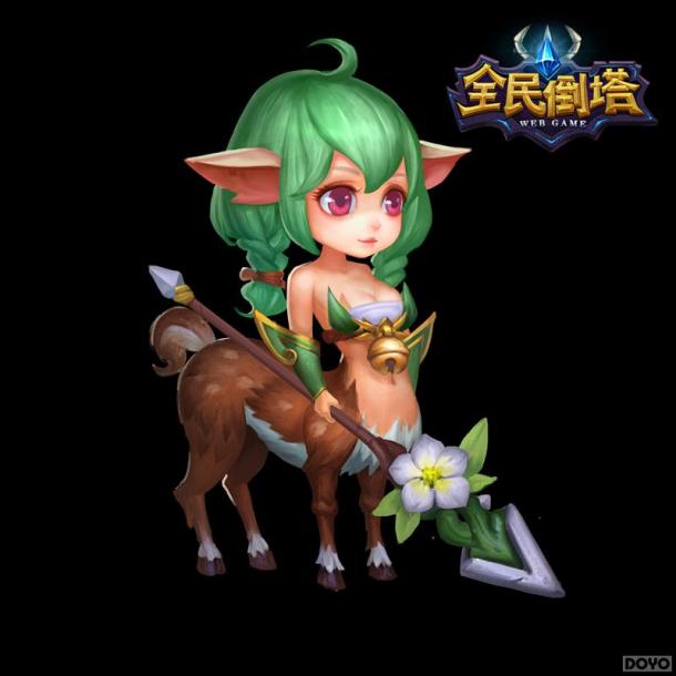 Q萌小鲜肉 《全民倒塔》英雄原画软糯首曝_本站