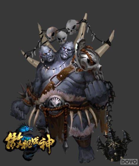 《傲视战神》怪物原画第二弹 魔族审美我不懂_本站