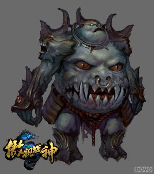 《傲视战神》怪物原画第二弹 魔族审美我不懂_本站
