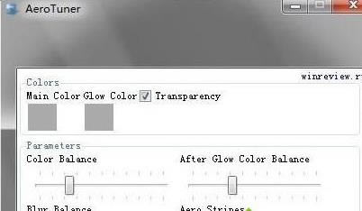 win7AeroTuneСñ߿ɫķ