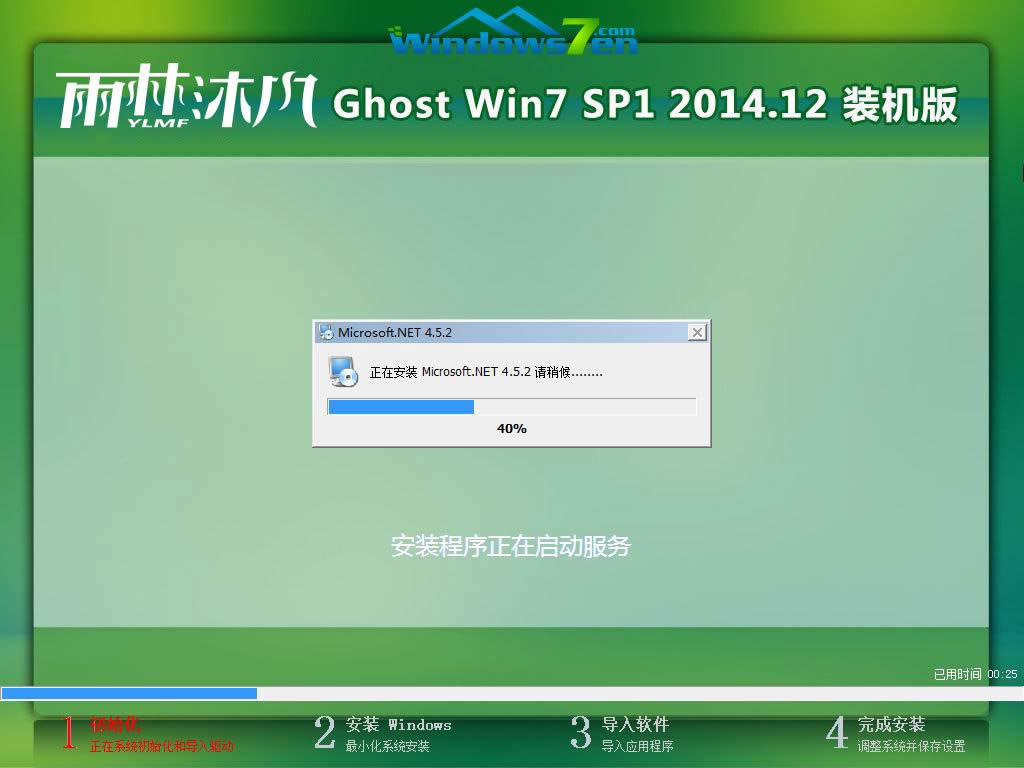 windows 7旗舰版雨林木风